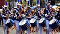 Kejuaraan Paralayang Internasional di Kabupaten Sumedang, Jawa Barat, resmi dimulai.