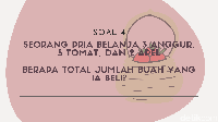 Teka-teki terakhir, berapa jumlah buah yang ia beli? (Foto: detikHealth)