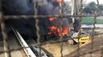 Pipa Pertamina Terbakar di Tol Purbaleunyi