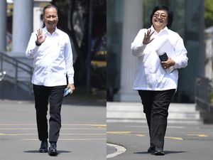 Senyum Agus Gumiwang dan Siti Nurbaya Dipanggil Jokowi ke Istana