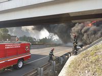Melihat Situasi Terkini Lokasi Kebakaran Hebat Pipa Pertamina Cimahi