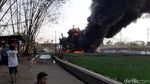 Pipa Pertamina Terbakar di Tol Purbaleunyi
