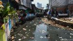 Jorok, Kali Krukut Menghitam dan Penuh Sampah