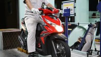 Skutik memang memberikan kontribusi tertinggi di pasar ekspor. Foto: Dok. Astra Honda Motor 