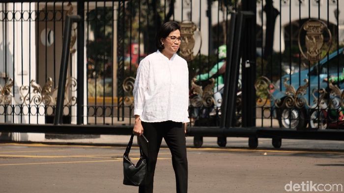 Foto: Sri Mulyani ke Istana (Andhika/detikcom) Foto: Sri Mulyani ke Istana (Andhika/detikcom)