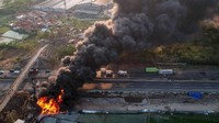 Terkait kebakaran tersebut, PT Pertamina masih melakukan investigasi terkait kebakaran pipa milik pertamina itu yang letaknya berdekatan dengan proyek Kereta Cepat Indonesia China (KCIC) Jakarta-Bandung. Imbas dari kebakaran tersebut sebagian ruas tol ditutup sementara dan diberlakukan pengalihan lalu lintas.