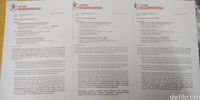 Tiga surat somasi yang dikirimkan ke Anies, Kepala BKN V, dan Kadisdik DKI