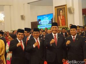 Momen Fachrul Razi-Prabowo Foto Bareng Jelang Pelantikan Menteri