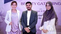 Shireen Sungkar saat ditemui di sebuah acara di kawasan Kuningan, Jakarta Selatan pada Rabu (23/10). Pool/Noel/detikFoto.