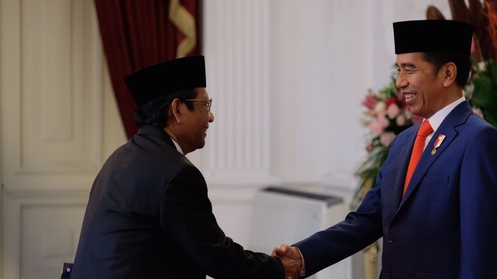 menteri jokowi, menteri kabinet indonesia kerja, jokowi, nadiem makarim, prabowo subianto, pramono anung, tito karnavian, mahfud md, wishnutama