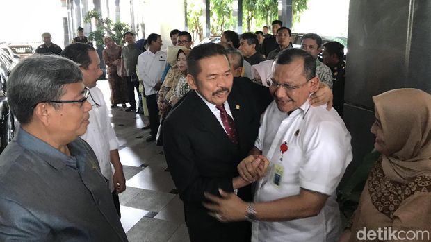 ST Sihombing disambut keluarga besar Kejagung