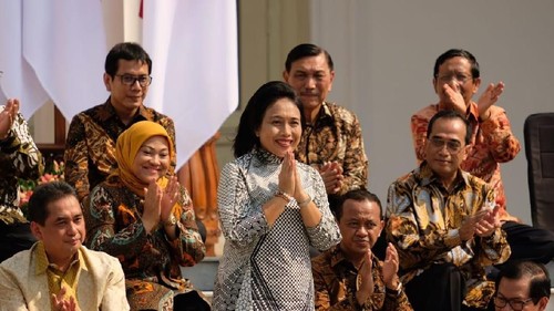 Jokowi kenalkan jajaran kabinet, zainudin amali, bambang brodjonegoro, tjahjo kumolo, moeldoko, pramono anung, wishnutama,bahlil, bintang puspayoga
