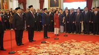 Sah! Jokowi Resmi Lantik Menteri Kabinet Indonesia Maju