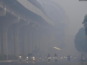 Kabut Asap Masih Selimuti Palembang