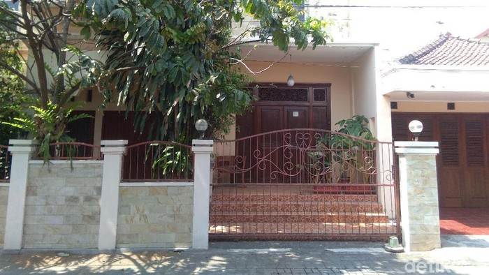 Rumah Mahfud Md di Sleman, DIY, Rabu (23/10/2019).