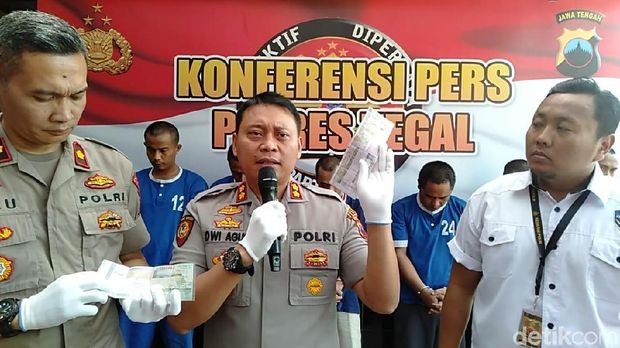 Komplotan Curanmor dan Pemalsuan STNK Diringkus Polisi di Tegal
