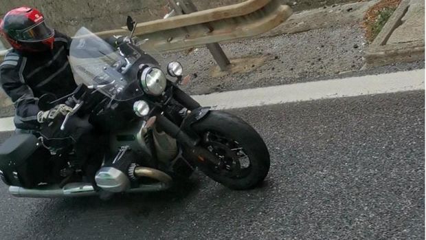 BMW R18 sedang dites jalan akhir tahun lalu