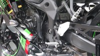 Selain performa yang mumpuni, Kawasaki Ninja ZX-25R bakal memiliki suara exhaust dan intake yang unik. Hal itu memberikan sensasi tersendiri bagi pengendara Kawasaki Ninja ZX-25R ini./Foto: Rangga Rahadiansyah
