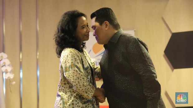Urus 142 BUMN, Erick Thohir Minta 3 Wamen ke Jokowi