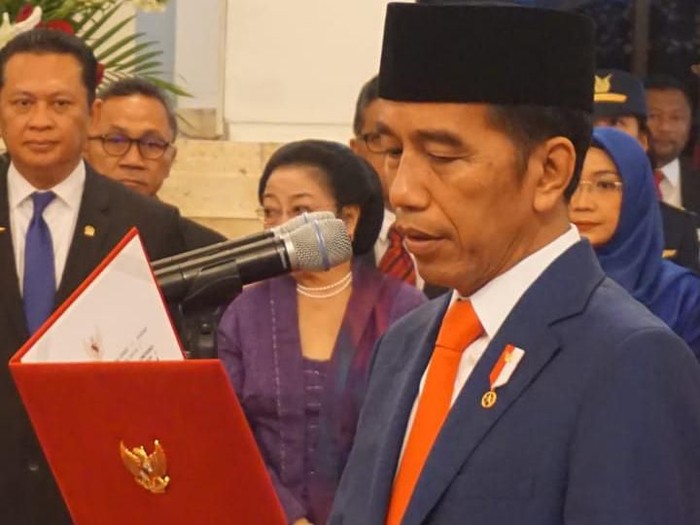 Pelantikan kabinet indonesia kerja, pelantikan menteri jokowi, jokowi, prabowo subianto, luhut pandjaitan