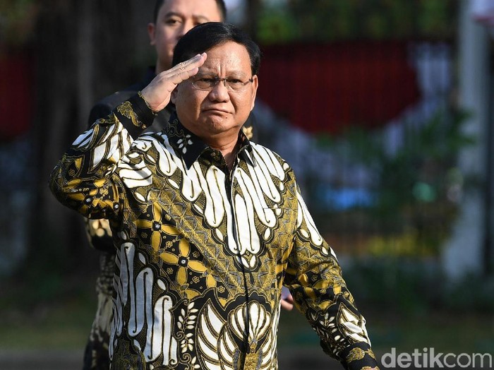 Prabowo Subianto merapat ke Istana jelang pengumuman dan pelantikan menteri Kabinet Kerja Jilid II, Rabu (23/10/2019).