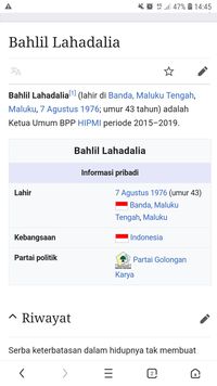 Disebut Kader Golkar di Wikipedia, Bahlil: 10 Tahun Lalu