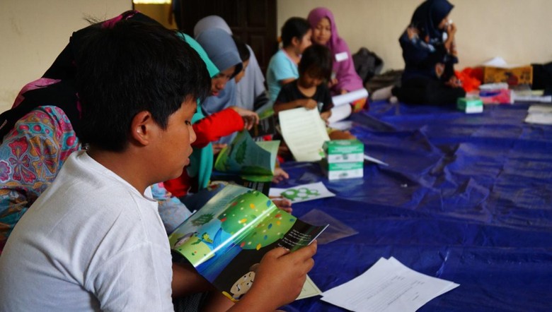 Tanggap Bencana, NIVEA Atasi Trauma untuk Ibu dan Anak di Lombok