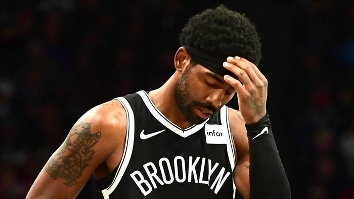 meski mencetak 50 poin Kyrie Irving gagal membawa Brooklyn Nets kalahkan Minnesota Timberwolves (Foto: Emilee Chinn/Getty Images)