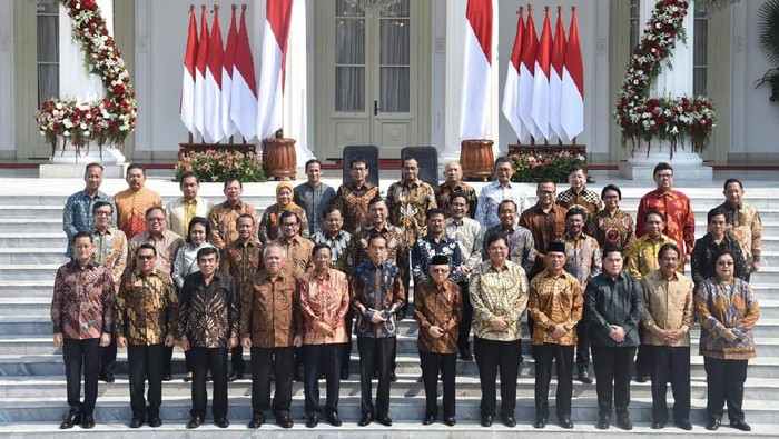 Foto Resmi Kabinet Indonesia Maju Menteri-menteri Kabinet Jokowi, menteri jokowi,