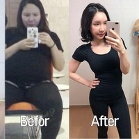 Beratnya dari 86 kg dan berhasil menurunkan 40 kg menjadi 46 kg. Bangga dengan pencapaiannya, Park pun percaya diri tampil dengan baju-baju seksi.  Foto: dok. Instagram