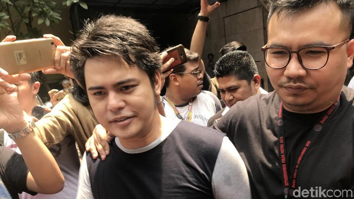 Galih Ginanjar saat ditemui di Polda Metro Jaya.