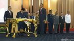 Sertijab Menhan, Prabowo Ditemani Keluarga dan Sahabat