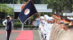 Momen Prabowo Cek Pasukan Jelang Sertijab Menhan