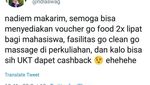 Nadiem Makarim Jadi Mendikbud, Ini Cuitan Kocak Netizen Soal Pesan Makanan