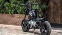 Melalui tangan dari para mekanik Zeus Custom, Honda Monkey disulap keluar dari karakter asli-nya. Foto: Zeus Custom