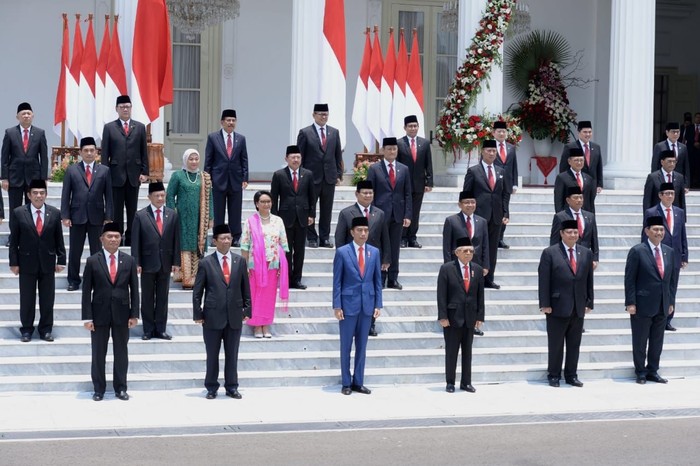 menteri jokowi, menteri, kabinet, pelantikan menteri