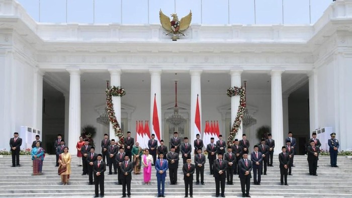 Foto: Menteri-menteri Kabinet Indonesia Maju (BPMI Setpres) Foto: Menteri-menteri Kabinet Indonesia Maju (BPMI Setpres)