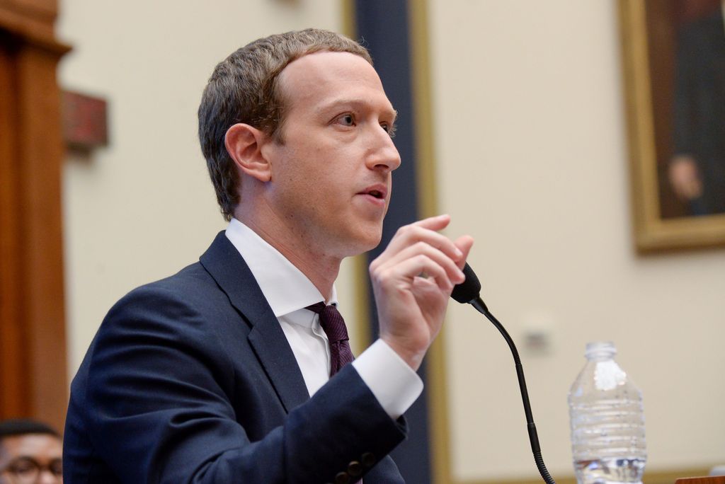 Facebook Chairman and CEO Mark Zuckerberg testifies at a House Financial Services Committee hearing in Washington, U.S., October 23, 2019. REUTERS/Erin Scott