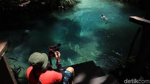 Potret Kali Biru di Raja Ampat yang Sempat Viral