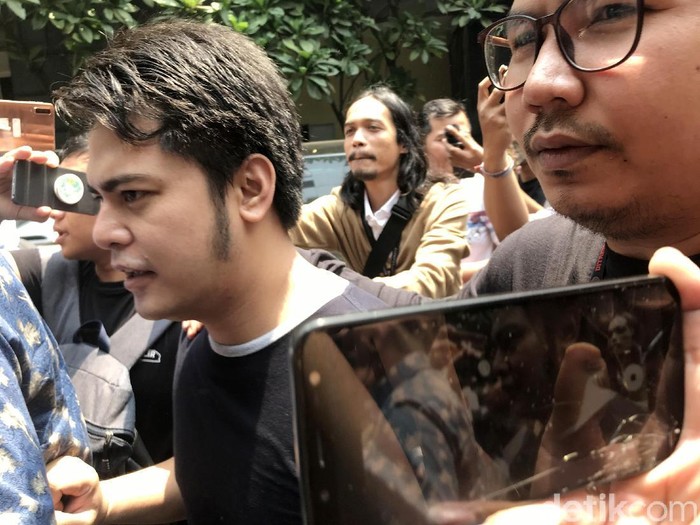Galih Ginanjar Galih Ginanjar saat ditemui di Polda Metro Jaya.