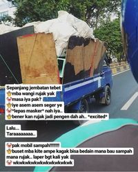 Bilang Bau Sampah Mirip Bau Rujak, Driver Ojol Ini Bikin Ngakak 