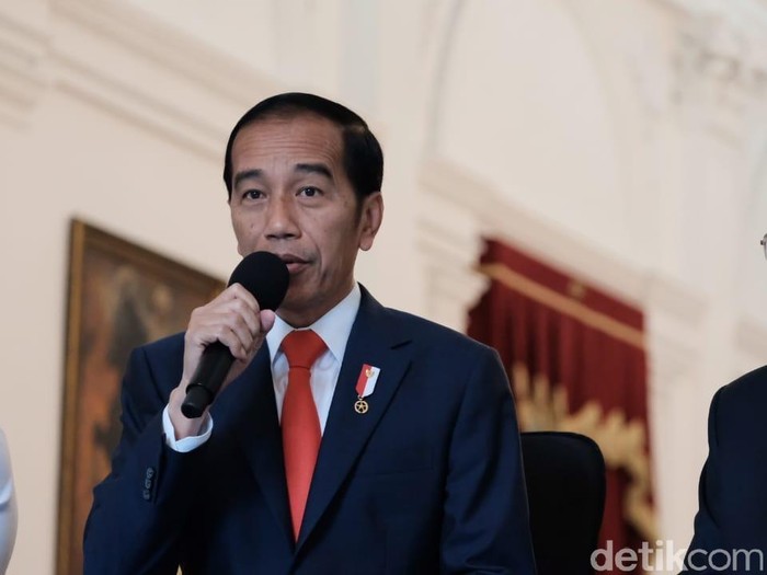 Jokowi umumkan wakil menteri (Andhika Prasetia/detikcom)