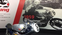 Mulai dari motor yang dipakai di ajang balapan tahun 1959 yang diturunkan dalam ajang balap Isle of TT Man Race. Foto: Nugroho Tri Laksono