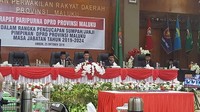 Pelantikan Pimpinan DPRD Maluku definitif itu berdasarkan Surat Keputusan (SK) Menteri Dalam Negeri (Mendagri) bernomor:161.81/5397/2019 tentang peresmian pengangkatan pimpinan DPRD Provinsi Maluku. Foto: dok. DPRD Ambon