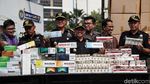 Bea Cukai Sita Jutaan Batang Rokok Ilegal