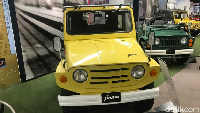 Ya, siapa sangka bisa melihat Jimny generasi pertama. Pecinta Jimny yang belum melihat pastinya penasaran. Foto: Mochammad Zhacky