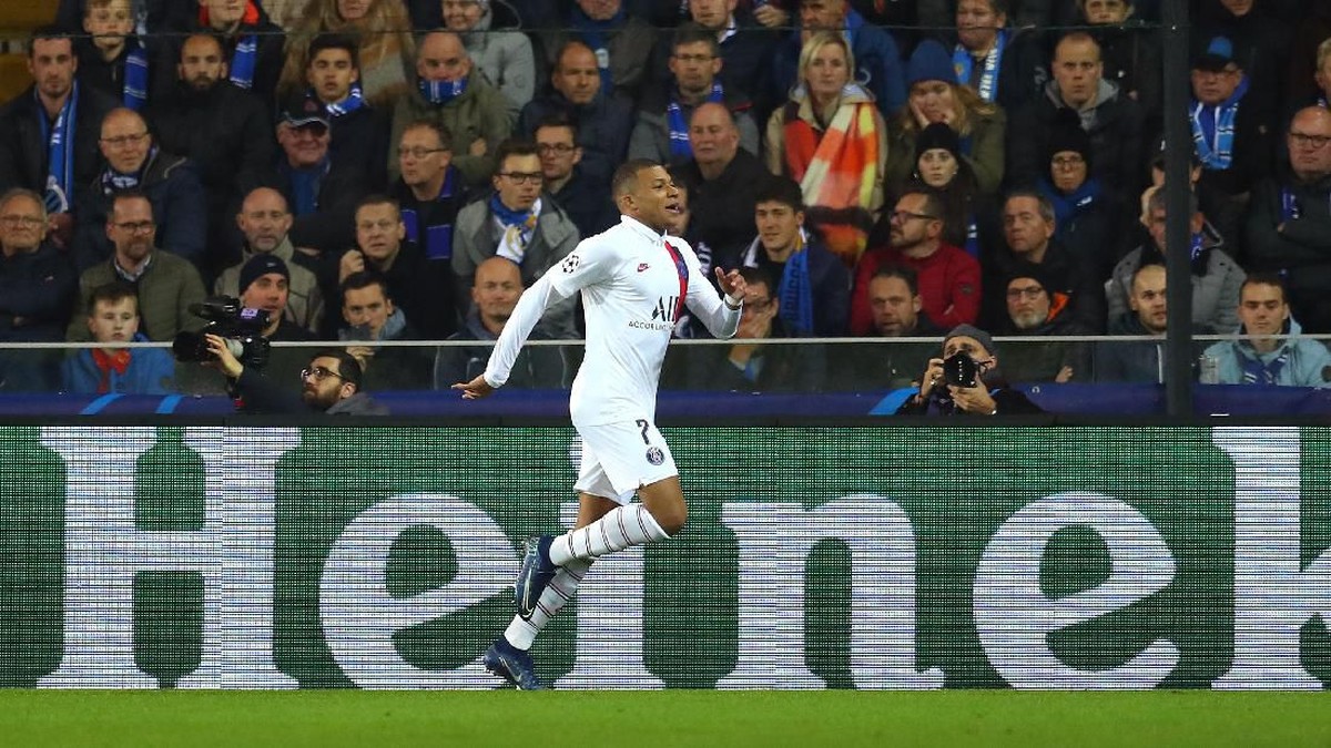 Striker Paris Saint-Germain Kylian Mbappe. (Foto: Catherine Ivill/Getty Images)