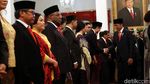 Prabowo-Paloh Riang Gembira di Pelantikan Wamen