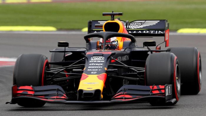 Max Verstappen mengunci pole position di Grand Prix Meksiko. (Foto: Carlos Jasso/Reuters)