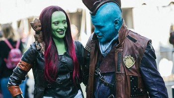 Gamora dan Yondu. Foto: Ali Reza Malik via Bored Panda